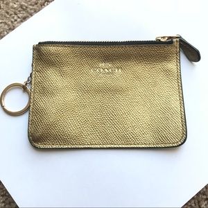 😍Coach zipper keychain wallet